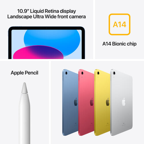 Apple 10.9" iPad (10th Gen, 64GB, Wi-Fi Only)