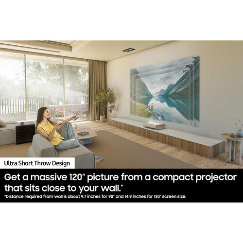 Samsung The Premiere LPU7D 2500-Lumen UHD 4K Ultra Short-Throw Laser Smart Home Theater Projector
