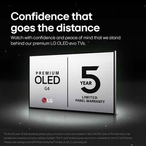 LG OLED Evo G4 55" 4K HDR Smart TV