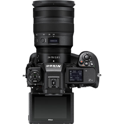 Nikon Z9 Mirrorless Camera with 24-70mm f/2.8 Lens and Portraiture Flash Kit