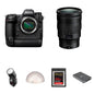 Nikon Z9 Mirrorless Camera with 24-70mm f/2.8 Lens and Portraiture Flash Kit