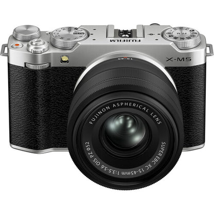 FUJIFILM X-M5 Mirrorless Camera with XC 15-45mm f/3.5-5.6 Lens