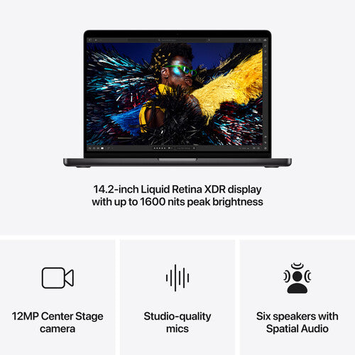 Apple 14" MacBook Pro (M4 Pro, Space Black)
