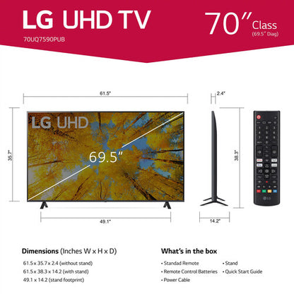 LG UQ7590PUB 70" HDR 4K UHD LED TV