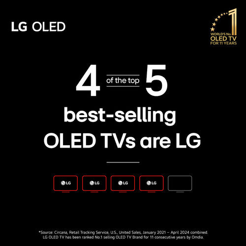 LG OLED Evo C4 42" 4K HDR Smart TV