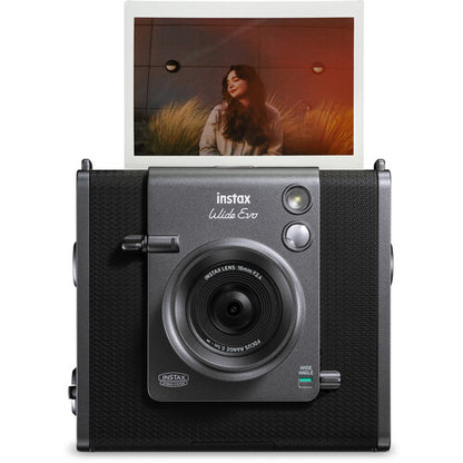 FUJIFILM INSTAX WIDE EVO Hybrid Instant Film Camera with Basic Bundle