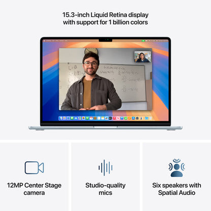 Apple 15" MacBook Air (M4, Sky Blue)