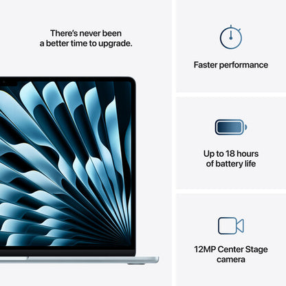 Apple 15" MacBook Air (M4, Sky Blue)